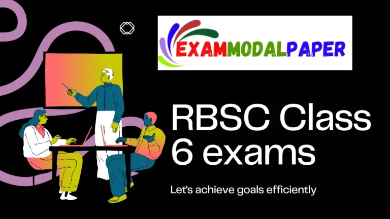 RBSC Class 6 Solutions