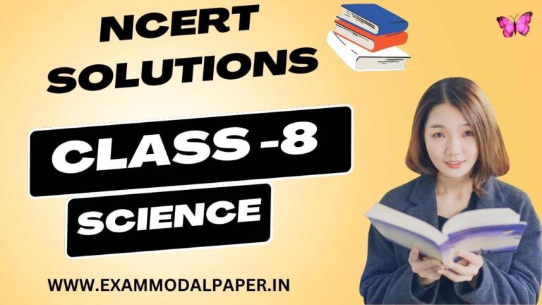 NCERT Solutions for Class 8 Science
